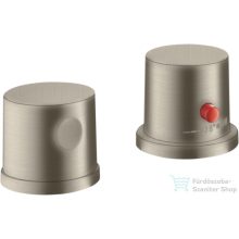   Hansgrohe AXOR UNO 2 üléses peremre szerelhető termosztátos kádcsaptelep, szálcsiszolt nikkel 38480820