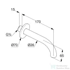 Kludi BOZZ kádbefolyó, króm  3850505