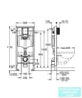 Grohe Rapid Sl 38528001 keretes wc tartály