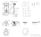 Grohe Rapid SL falra szerelhető WC szett, Ideal Standard Alpha WC soft close ülőkével, Skate Cosmopolitan króm nyomólappal 38528SET-KD