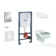 Grohe Rapid SL falra szerelhető WC szett, Ideal Standard Alpha WC soft close ülőkével, Skate Cosmopolitan króm nyomólappal 38528SET-KR