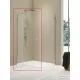 Radaway Arta KDJ II 140B zuhanykabin balos ajtó része, króm 386457-03-01L+1386046-03-01L