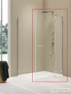 Radaway Arta KDJ II 120J zuhanykabin jobbos ajtó része, króm 386457-03-01R+1386042-03-01R