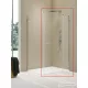 Radaway Arta KDJ II 130J zuhanykabin jobbos ajtó része, króm 386457-03-01R+1386045-03-01R
