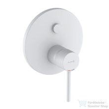   Kludi BOZZ falsík alatti 2 funkciós csaptelep belső egység nélkül, matt fehér 386595376