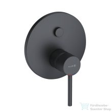   Kludi BOZZ falsík alatti kád/zuhany csaptelep belső egység nélkül, fekete 386633976