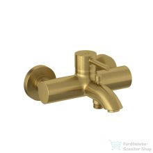   Kludi BOZZ egykaros kádtöltő- és zuhanycsap, szálcsiszolt arany 38691N076