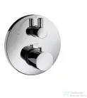 Hansgrohe AX Uno Termosztátos csaptelep falsík alatti szereléshez, elzárószeleppel, króm 38700000