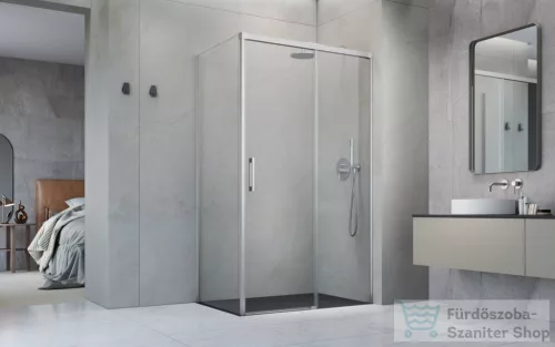 Radaway Idea KDJ 110J zuhanykabin jobbos ajtó része, szálcsiszolt króm 387041-91-01R