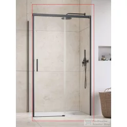   Radaway Idea KDJ 110J zuhanykabin jobbos ajtó része, szálcsiszolt fegyvermetál 387041-92-01R