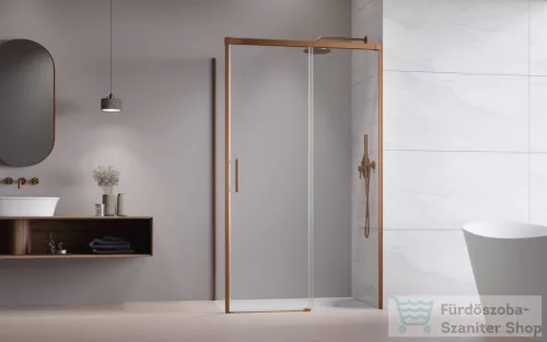 Radaway Idea KDJ 110J zuhanykabin jobbos ajtó része, szálcsiszolt réz 387041-93-01R