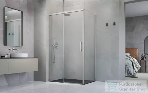 Radaway Idea KDJ 140B zuhanykabin balos ajtó része, szálcsiszolt króm 387044-91-01L