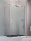Radaway Idea KDJ 140J zuhanykabin jobbos ajtó része, szálcsiszolt króm 387044-91-01R