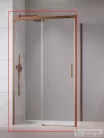 Radaway Idea KDJ 140B zuhanykabin balos ajtó része, szálcsiszolt réz 387044-93-01L