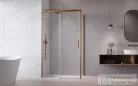 Radaway Idea KDJ 140B zuhanykabin balos ajtó része, szálcsiszolt réz 387044-93-01L