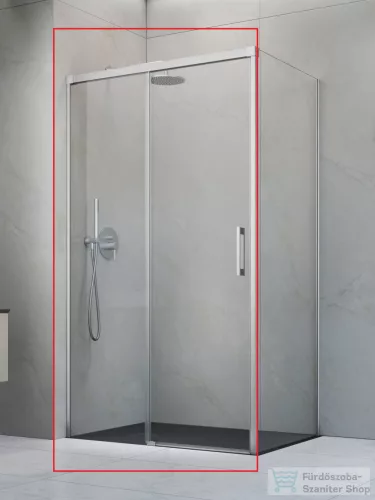 Radaway Idea KDJ 160B zuhanykabin balos ajtó része, szálcsiszolt króm 387046-91-01L