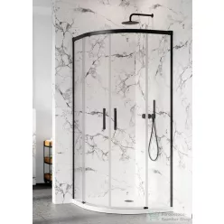   Radaway Idea Black PDD 80x80 íves zuhanykabin 387139-01-01+387141-54-01