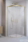 Radaway Idea 6 PDD 80x80 íves zuhanykabin, szálcsiszolt arany profil 387139-01-01+387141-99-01