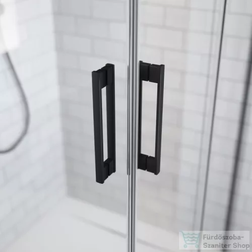 Radaway Idea Black PDD 100x100 íves zuhanykabin 387139-01-01+387142-54-01
