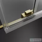 Radaway Idea 6 PDD 100x100 íves zuhanykabin, szálcsiszolt arany profil 387139-01-01+387142-99-01