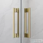 Radaway Idea 6 PDD 100x100 íves zuhanykabin, szálcsiszolt arany profil 387139-01-01+387142-99-01