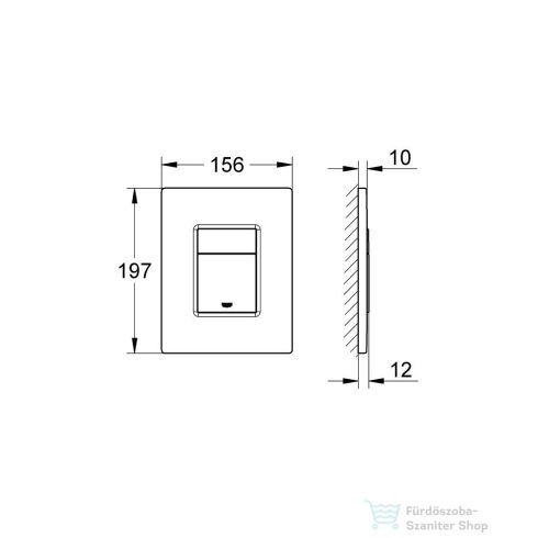 Grohe SKATE COSMOPOLITAN nyomólap,Titánium 38732BR0