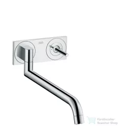   Hansgrohe AX Uno 2  egykaros fali konyhai csaptelep színkészlet falsík alatti szereléshez, króm 38815000