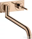 Hansgrohe AXOR Uno 2 fali mosogató csaptelep alaptest nélkül, polírozott vörös arany hatású 38815300