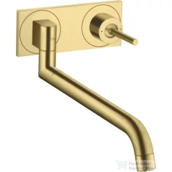   Hansgrohe AXOR Uno 2 fali mosogató csaptelep alaptest nélkül, szálcsiszolt sárgaréz 38815950
