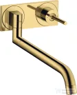 Hansgrohe AXOR Uno 2 fali mosogató csaptelep alaptest nélkül, polírozott arany hatású 38815990