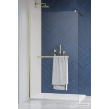   Radaway Modo New II 95 zuhanyfal törölközőtartóval, szálcsiszolt arany (389095-99-01W)