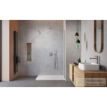   Radaway Modo New II 105 zuhanyfal, szálcsiszolt króm (389105-91-01)