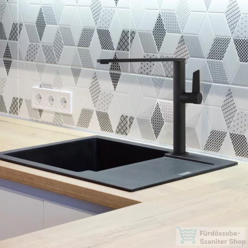 RamonSoler KITCHEN álló mosogató csaptelep, matt fekete 38E303420
