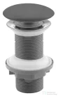 Sapho ISVEA klik-klak mosdólefolyó, 5/4“, 20-70mm, antracit kerámia fedéllel (38TP0162I)