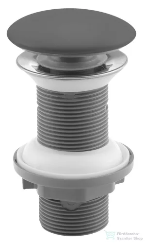 Sapho ISVEA klik-klak mosdólefolyó, 5/4“, 20-70mm, antracit kerámia fedéllel (38TP0162I)