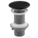 Sapho ISVEA klik-klak mosdólefolyó, 5/4“, 20-70mm, matt fekete kerámia fedéllel (38TP0163I)
