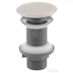   Sapho ISVEA klik-klak mosdólefolyó, 5/4“, 20-70mm, matt elefántcsont kerámia fedéllel (38TP0165I)