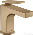 Hansgrohe AXOR CITTERIO 90 mosdó csaptelep automata leeresztővel,rombuszmetszéses fogantyúval,szálcsiszolt bronz 39001140