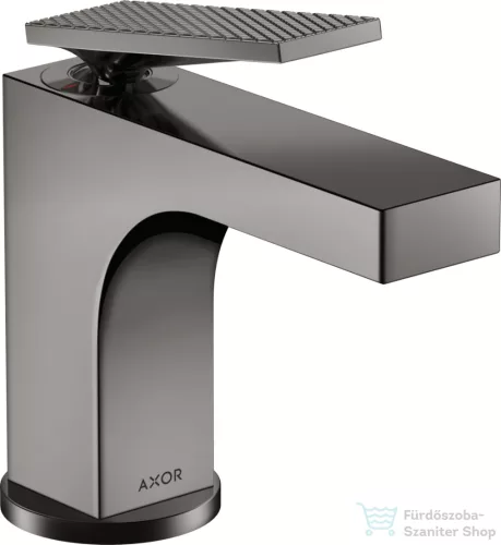 Hansgrohe AXOR CITTERIO 90 mosdó csaptelep automata leeresztővel,rombuszmetszéses fogantyúval,polírozott fekete króm 39001330