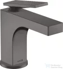 Hansgrohe AXOR CITTERIO 90 mosdó csaptelep automata leeresztővel,rombuszmetszéses fogantyúval,szálcsiszolt fekete króm 39001340