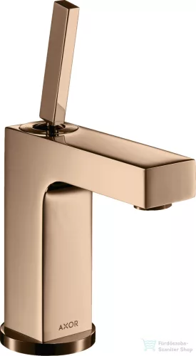 Hansgrohe AXOR CITTERIO 110 mosdó csaptelep automata leeresztővel,polírozott vörös arany hatású 39010300