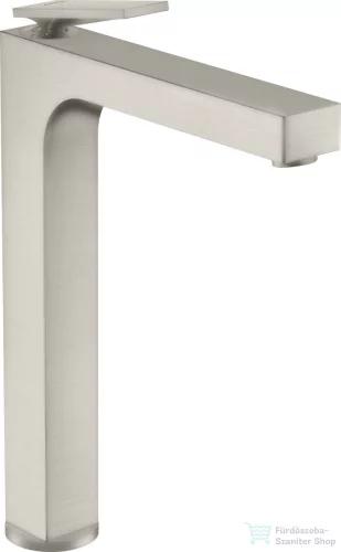 Hansgrohe AXOR CITTERIO 280 magasított mosdócsaptelep nem zárható leeresztővel,rozsdamentes acél hatású 39021800