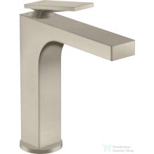   Hansgrohe AXOR CITTERIO 160 magasított mosdó csaptelep automata leeresztővel,szálcsiszolt nikkel 39023820