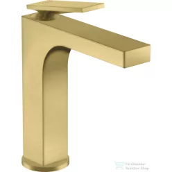   Hansgrohe AXOR CITTERIO 160 magasított mosdó csaptelep automata leeresztővel,szálcsiszolt sárgaréz hatású 39023950