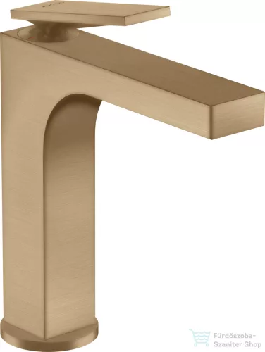 Hansgrohe AXOR CITTERIO 160 magasított mosdó csaptelep nem zárható leeresztővel,szálcsiszolt bronz 39024140