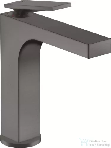 Hansgrohe AXOR CITTERIO 160 magasított mosdó csaptelep nem zárható leeresztővel,szálcsiszolt fekete króm 39024340