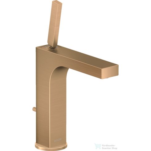 Hansgrohe AXOR CITTERIO mosdó csaptelep 180 mm, automata leeresztővel,szálcsiszolt bronz 39031140