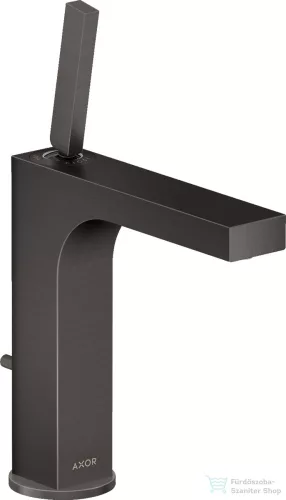 Hansgrohe AXOR CITTERIO mosdó csaptelep 180 mm, automata leeresztővel,szálcsiszolt fekete króm 39031340