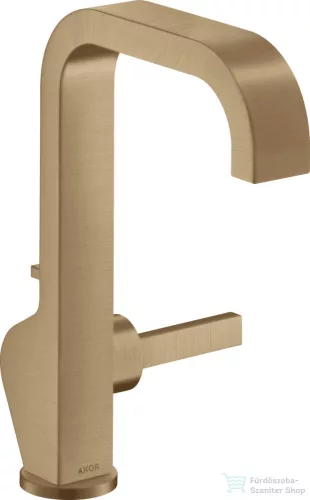 Hansgrohe AXOR CITTERIO magasított mosdó csaptelep automata leeresztővel,szálcsiszolt bronz 39034140