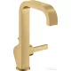 Hansgrohe AXOR CITTERIO magasított mosdó csaptelep automata leeresztővel,szálcsiszolt arany hatású 39034250